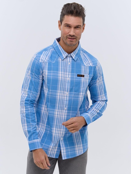 zimma long sleeve check shirt