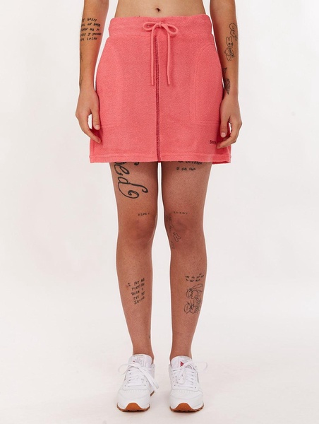 beech french terry seamed skirt