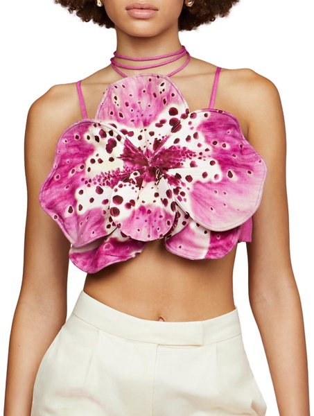 AMUR Women's Maisie 3D Orchid Top