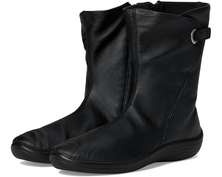 women's zion ankle booties in gin black