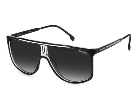 men's 1056/s sunglasses in black white / dark grey sf