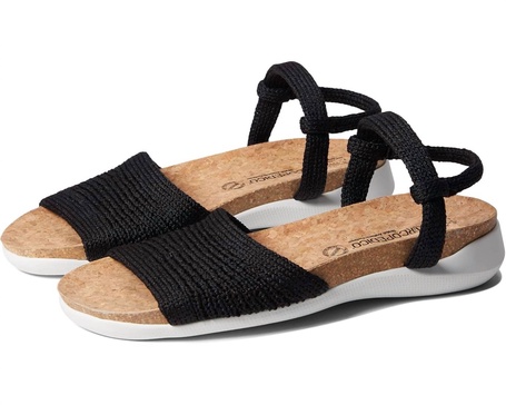 women's arenal sandal in knit black