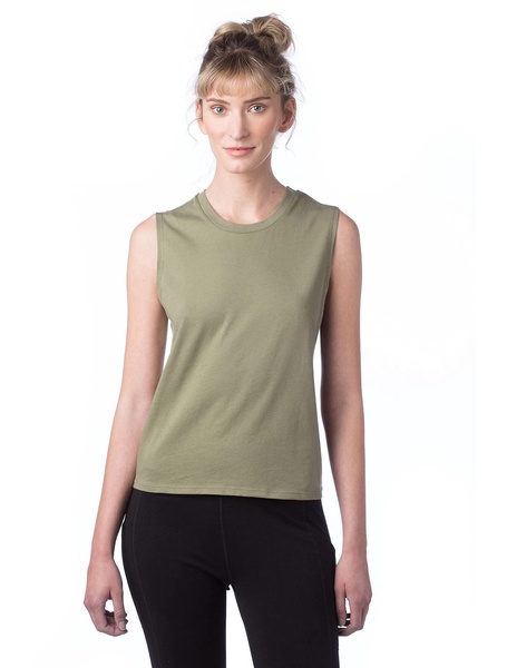 Alternative Women's Cropped Muscle Shirt, Go-To Cropped Muscle Tee