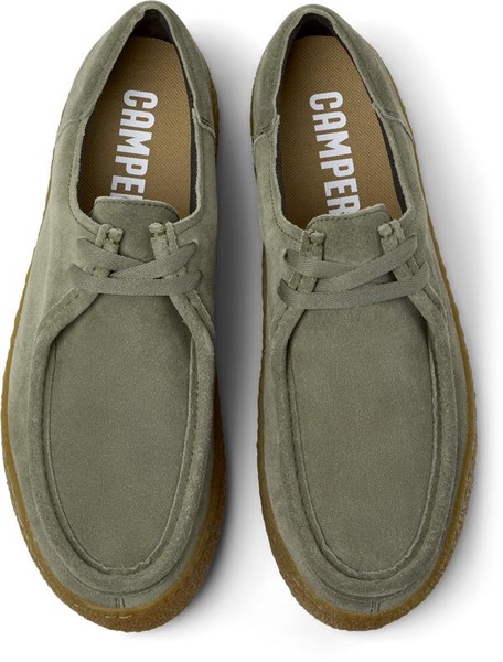 Green Nubuck Shoes for Men.