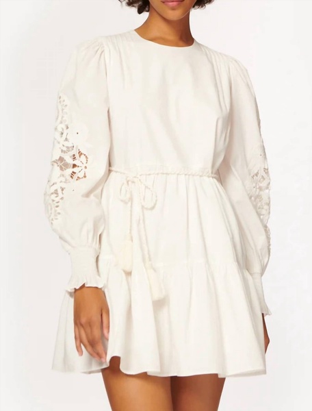 carolina dress in white