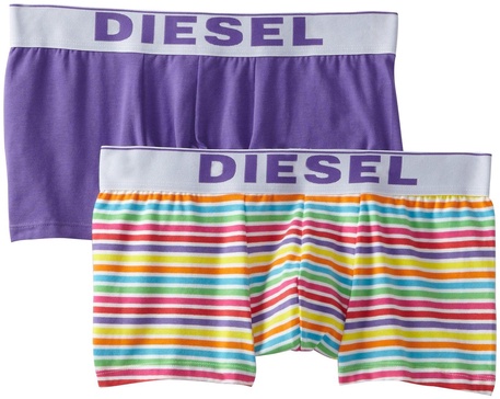 Diesel Men's Kory Fresh & Bright Two Pack Boxer Trunk Trunk