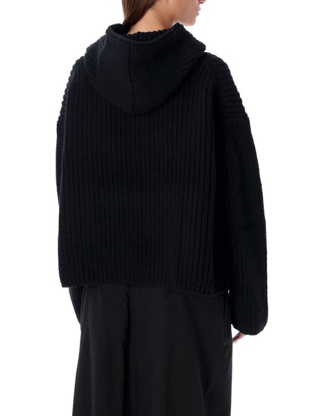Junya Watanabe Ribbed Knit Oversized Hoodie