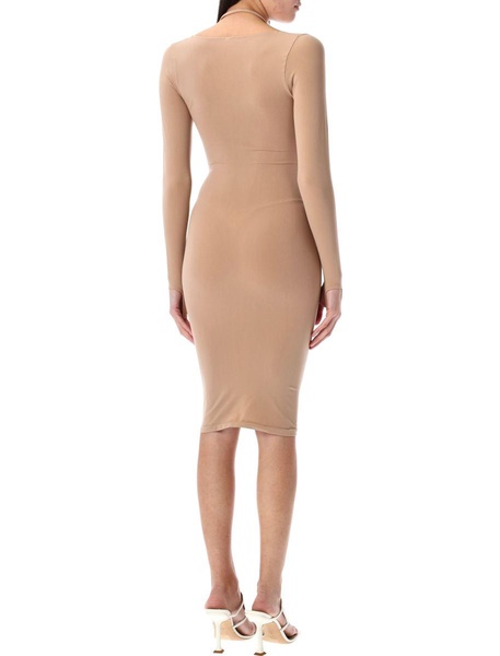Andreādamo Sculpting Jersey Midi Dress