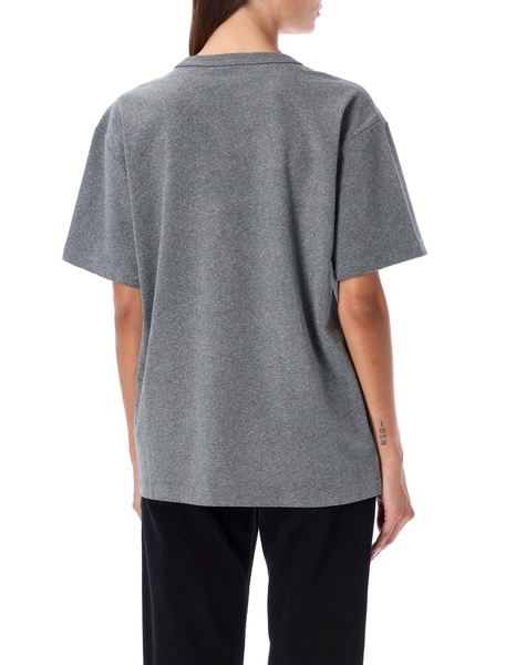 Short Sleeve T-shirt In Glitter Jersey