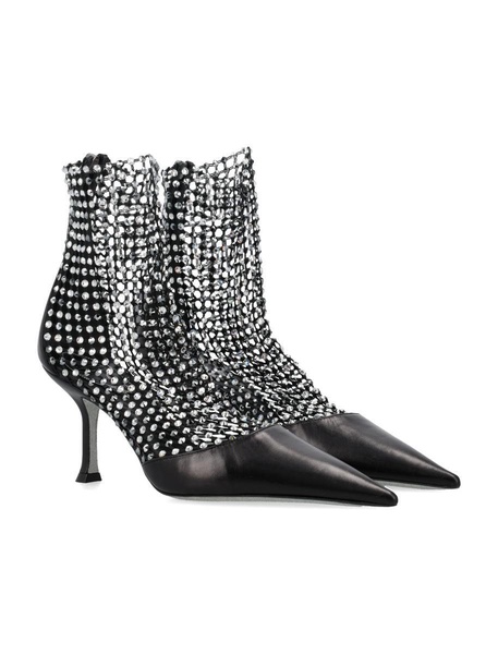 René Caovilla Decollete Sock Crystal