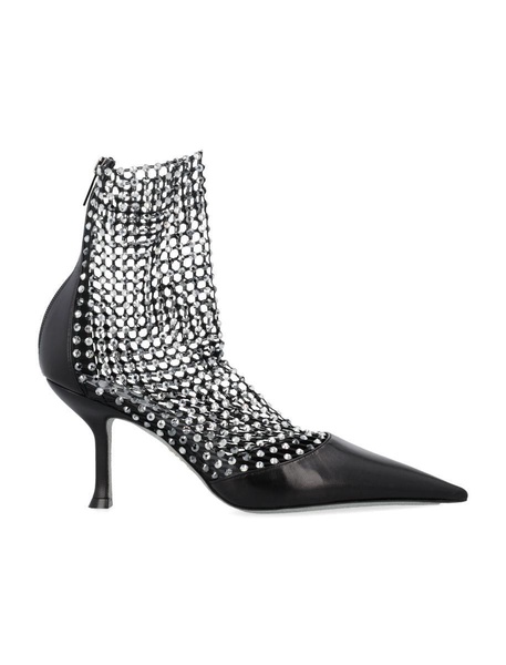 René Caovilla Decollete Sock Crystal