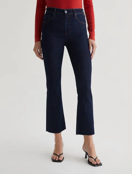 farrah boot crop in modern indigo