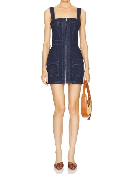 gage dress in denim