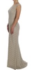 Dolce & Gabbana  Beige Ricamo Cutout Cotton Sheath Dress