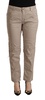 tencel mid waist tape casual women's pants