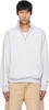 Gray Chase Neck Zip Sweatshirt