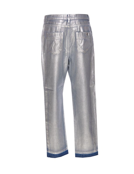 Metallized Boyfriend Jeans
