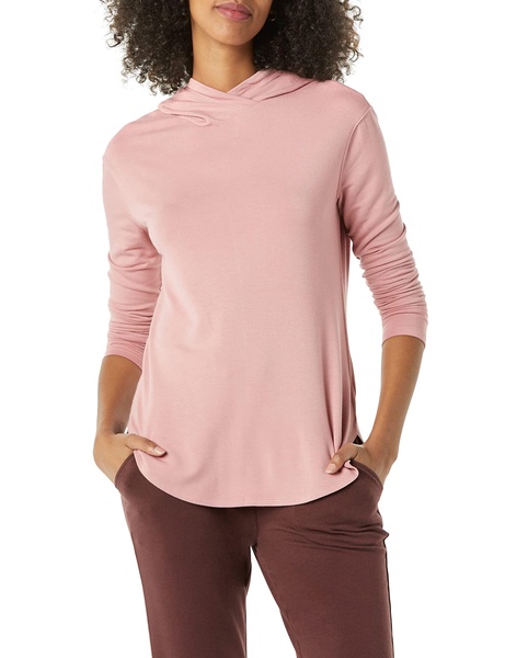 Amazon Essentials Women's Supersoft Terry Essentials Hoodie, Standard-Fit Long-Sleeve Pullover
