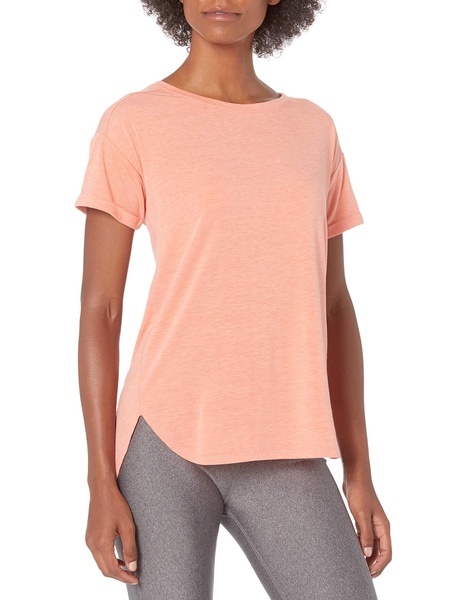 Amazon Essentials Women's Studio Relaxed-Fit Lightweight Crewneck T-Shirt - Discontinued Colors, Multipacks