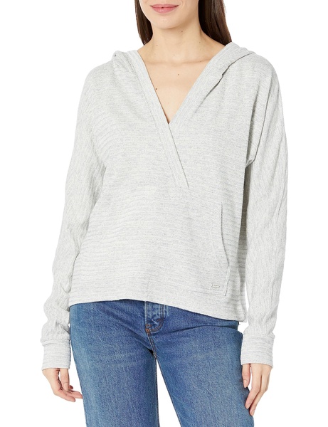 Andrew Marc Women's Performance High Hip Length Long Sleeve Hoodie