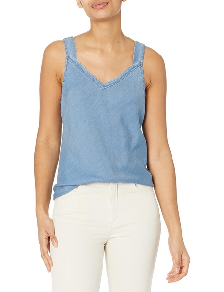 NIC+ZOE Women's Denim Fringe Cami
