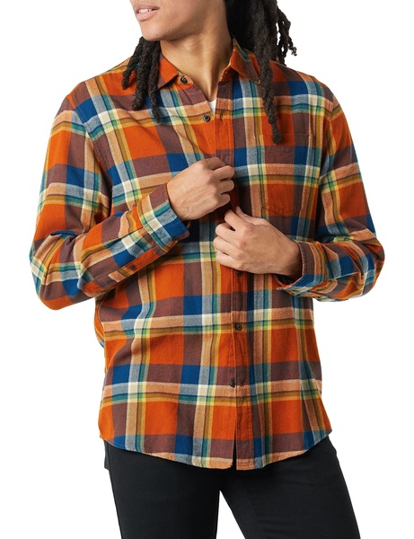 Amazon Essentials Men's Long-Sleeve Flannel Shirt (Available in Big & Tall)