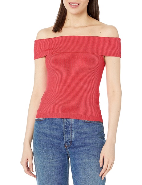 7 For All Mankind Women's Off Shoulder Sweater