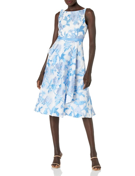 Adrianna Papell Women's Organza Jacquard Dress