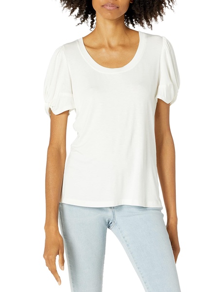 Trina Turk Women's T Shirt with Knotted Sleeves
