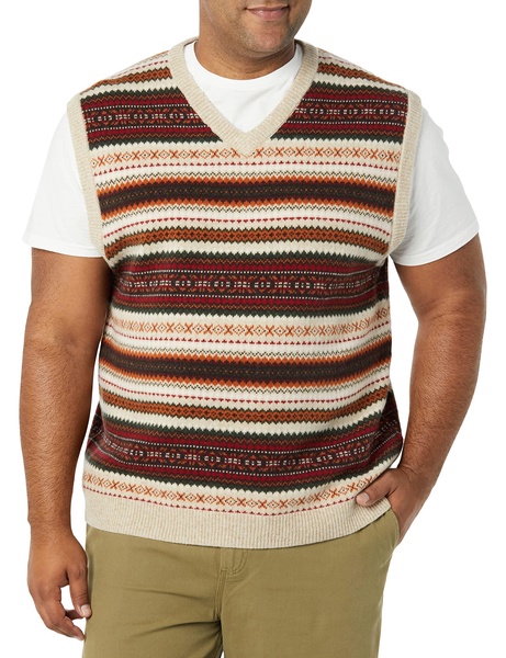 Amazon Essentials Men's Lambs Wool Sweater Vest (Previously Goodthreads)