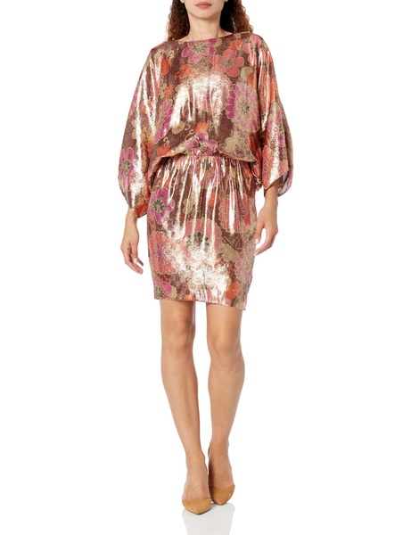 Trina Turk Women's Metallic Blouson Dress