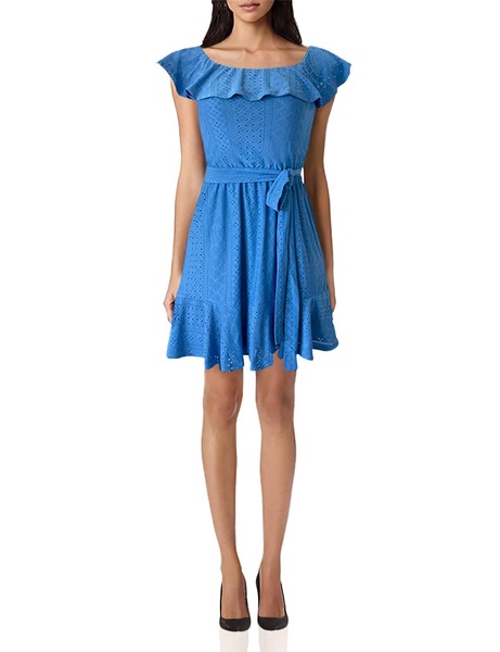 BCBGeneration Women's Off-The-Shoulder Waist Tie Day Dress