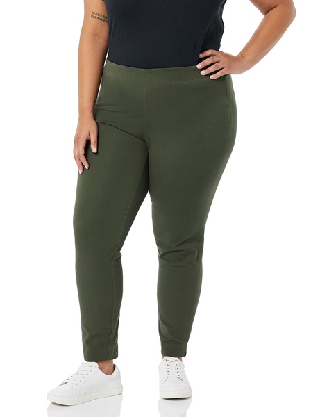 Amazon Essentials Women's Slim-Fit Bi-Stretch Side Zip Ankle Pant
