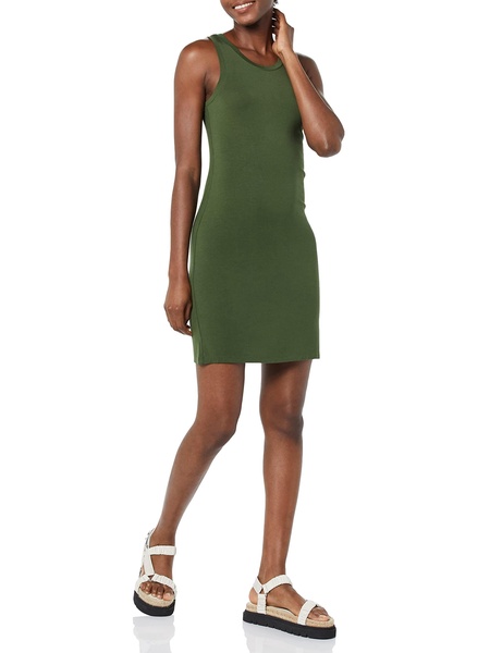 Amazon Essentials Women's Lightweight Jersey Slim-Fit Tank Mini Dress (Previously Daily Ritual)