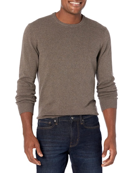 Amazon Essentials Men's Crewneck Sweater, 100% Cotton, Big & Tall Options Available