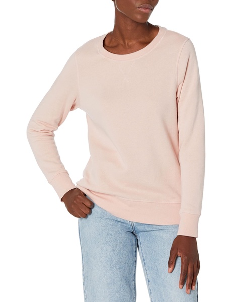 Amazon Essentials Women's Fleece Crewneck Sweatshirt (Available in Plus Size)