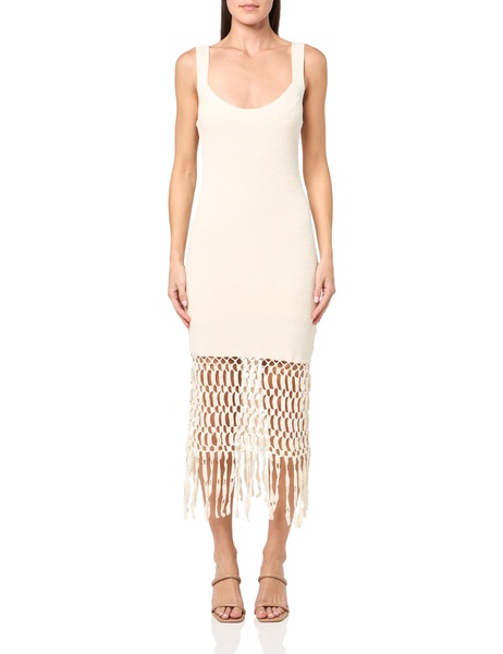 AMUR Women's Archie Fringe Crochet Midi