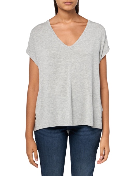 Majestic Filatures Women's Soft Touch Semi Relaxed S/S V Neck