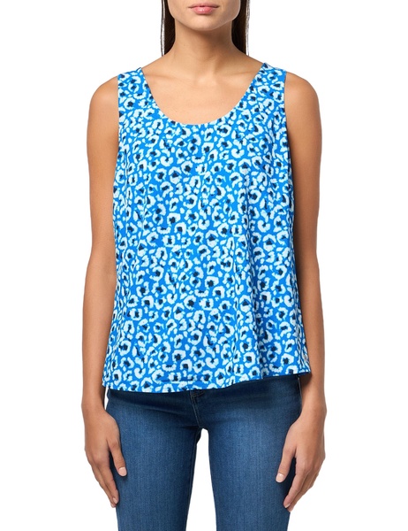 NIC+ZOE Women's Tech Stretch Animal Blues Seamed Tank