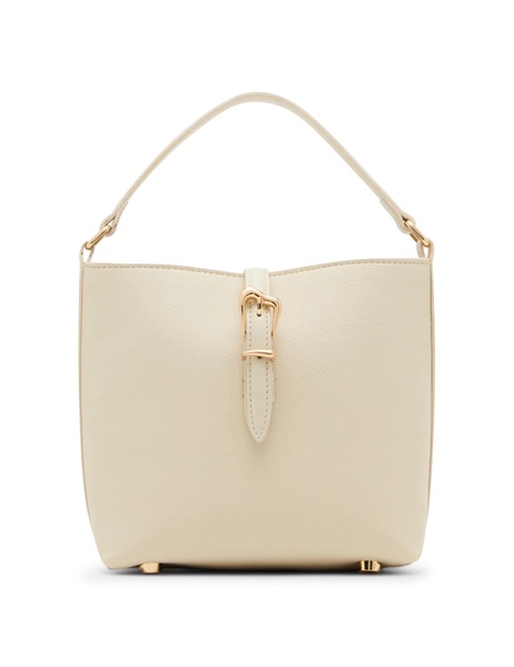 Anne Klein Womens Small Bucket with Detachable strap, Parchment