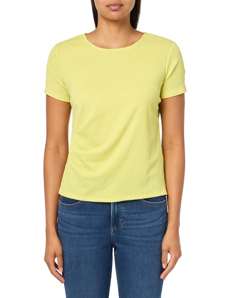 Calvin Klein Women's Ruched Sides Short Sleeve Top