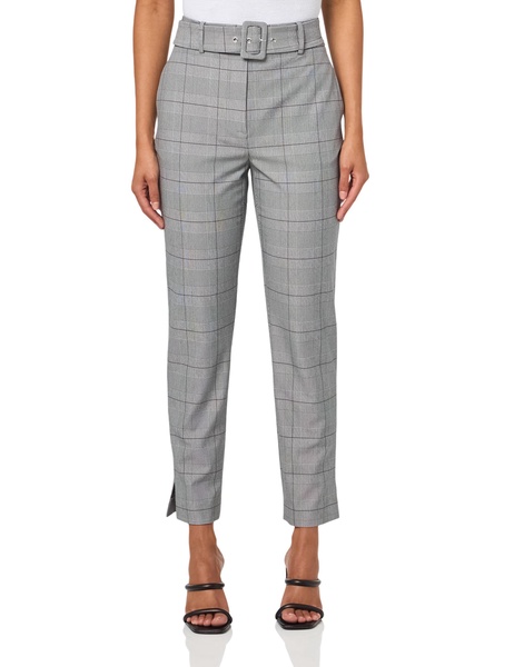 BCBGMAXAZRIA Women's Belted Straight Leg Pant