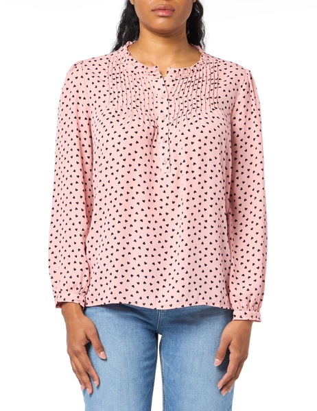 Adrianna Papell Women's Pintuck Button Down Blouse
