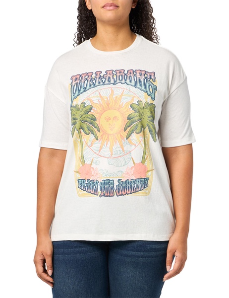 Billabong Women's Premium Short Sleeve Logo Graphic Tee