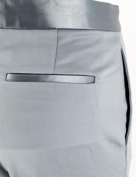 Linen Viscose Cloth Regular Trousers