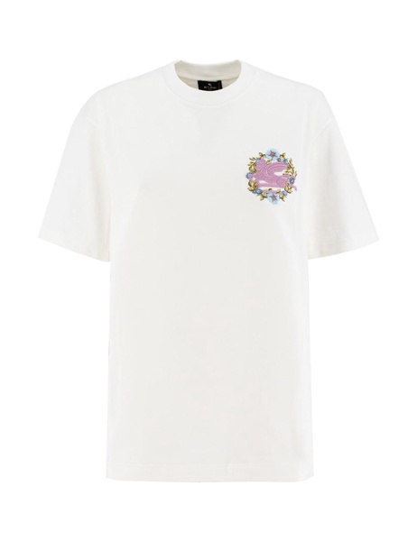 Crewneck T-shirt Made From Cotton Jersey