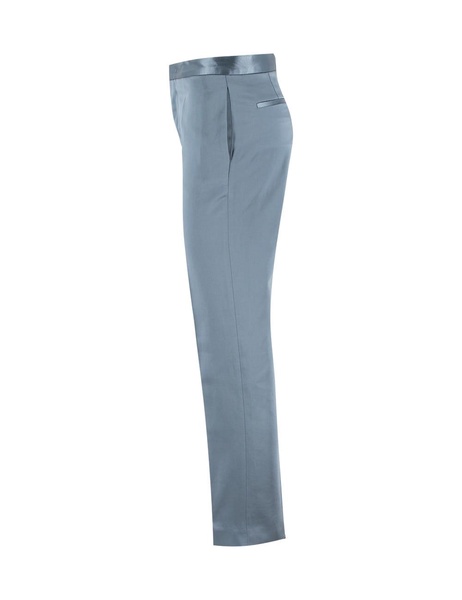 Linen Viscose Cloth Regular Trousers