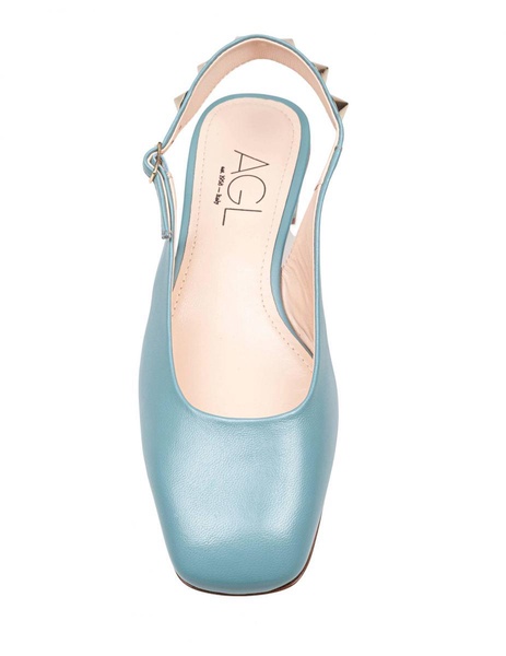 Agl Leather Slingback Ballerina