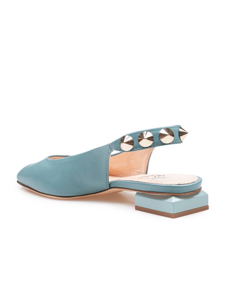 Agl Leather Slingback Ballerina