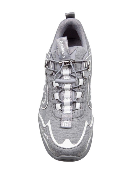 Balmain Cosmic Dust Pile Sneakers Color Grey/white